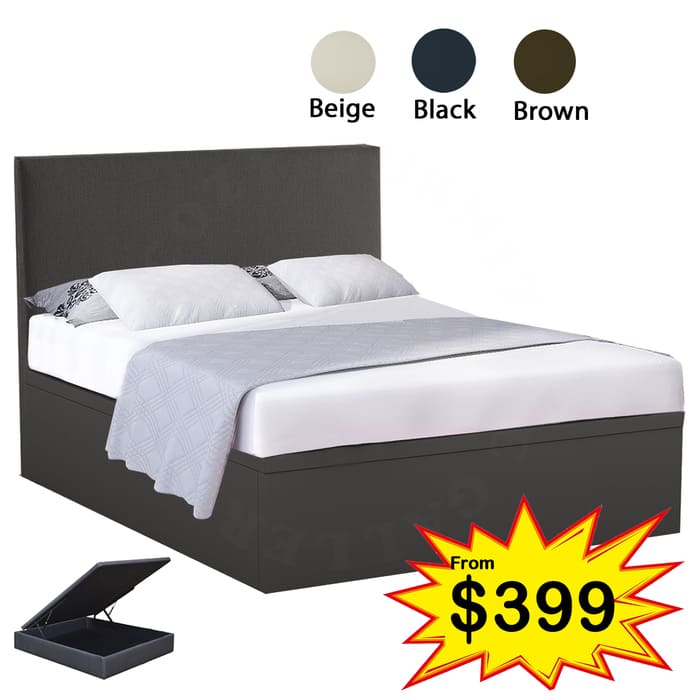 Faux Leather Storage Bed fit for any bedroom styles