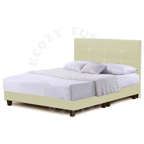 Felix Faux Leather Divan Bedframe - Ecozy Furniture Gallery