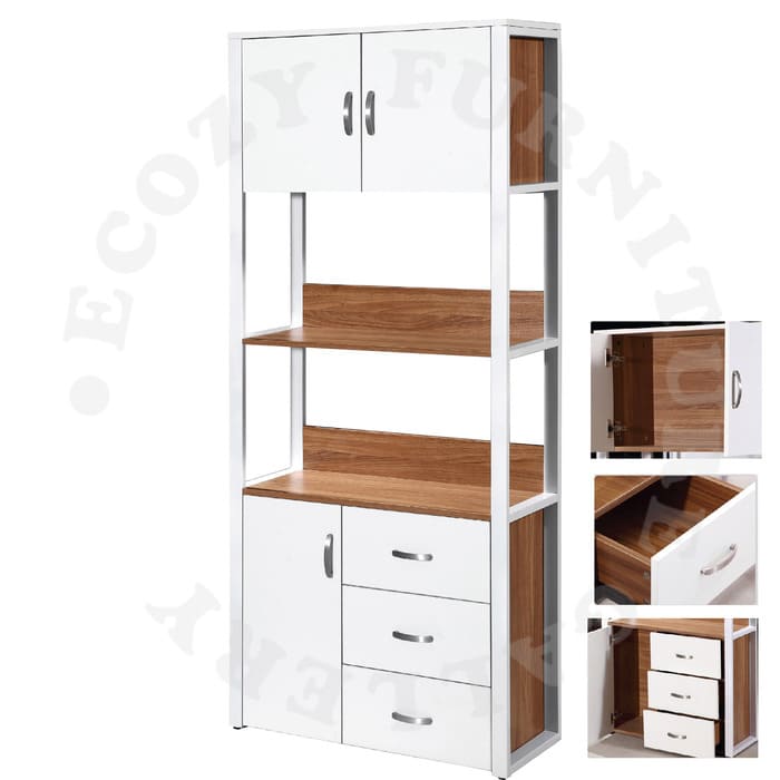 The internal compartment of Storage Cabinet or Display Cabinet catering for your study room or living room