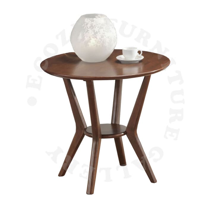 Round Wooden Side / End Table catering for Living Room or Bedroom