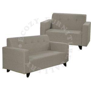 Grey colour 3+ 2 seaters Fabric Sofa Set for living room