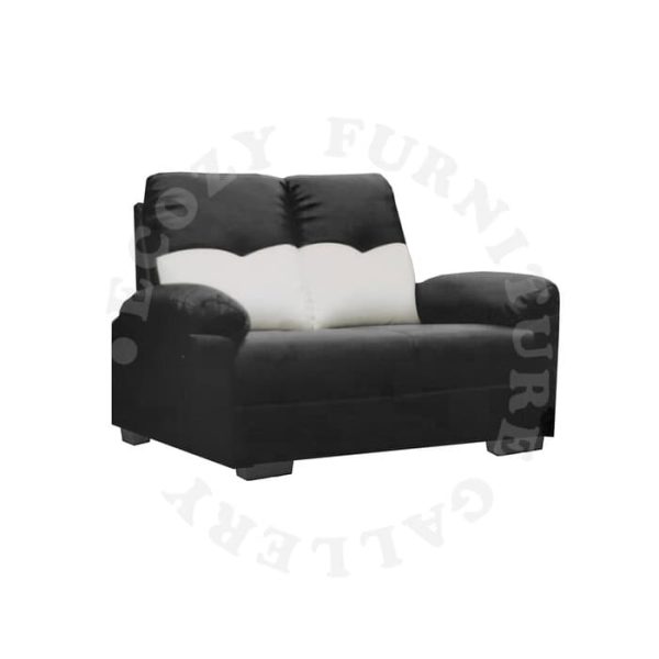 2 Seater Dual Tone Leather Sofa for living room area