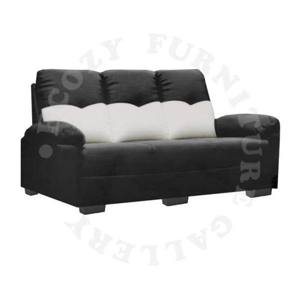 3 Seater Dual Tone Leather Sofa for living room area