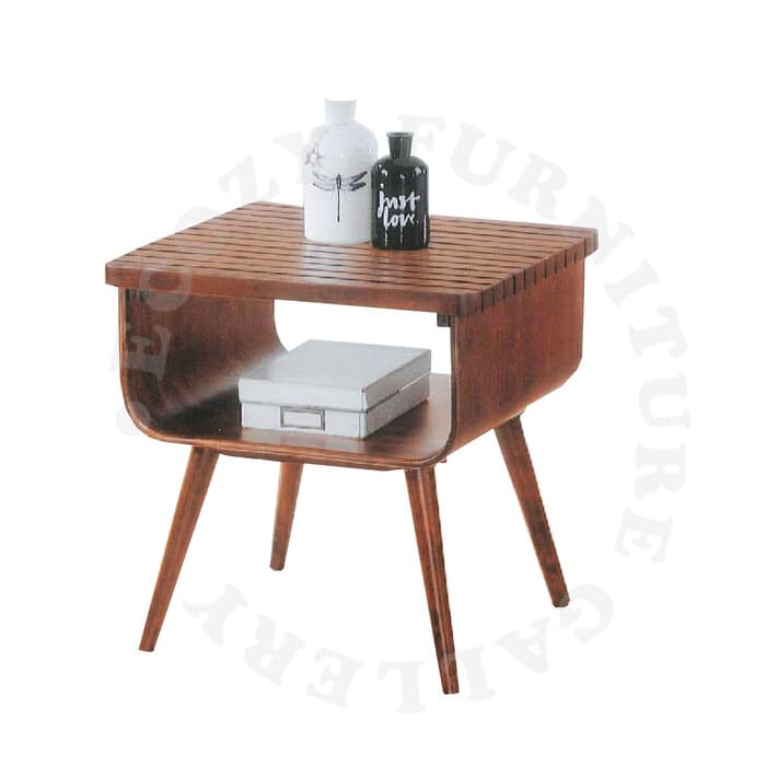 Walnut colour Wooden Side / End Table catering for Living Room or Bedroom