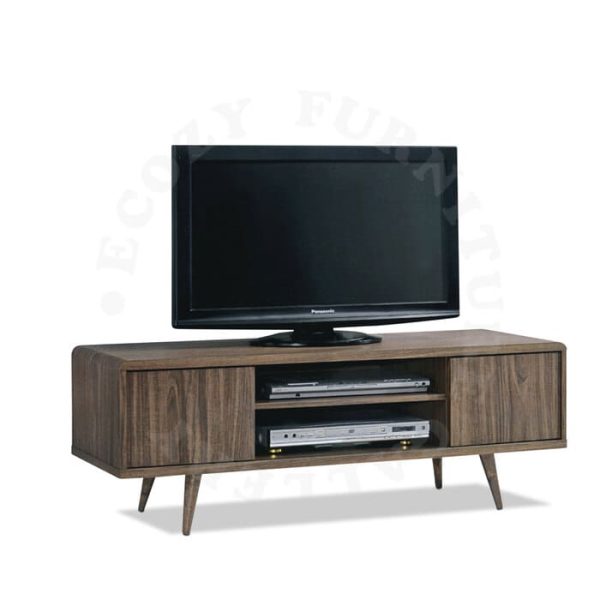 Wooden TV Console come with Solid Wooden Leg