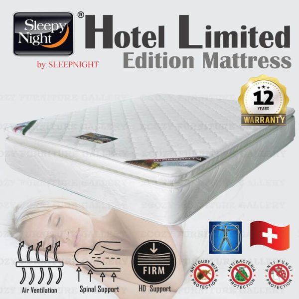 Euro Plush Top Sleepy Night Queen Size Branded Mattress for Bedroom