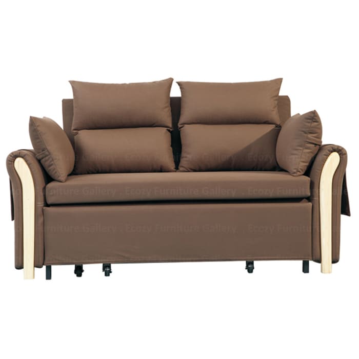 Brown Fabric Sofa bed / Recliner Sofa come with hidden storage