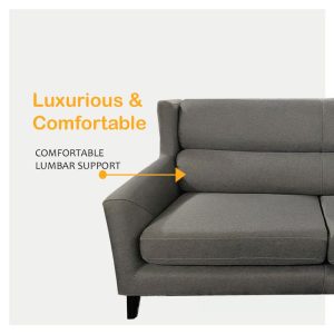 Grey Fabric Sofa for Living Room