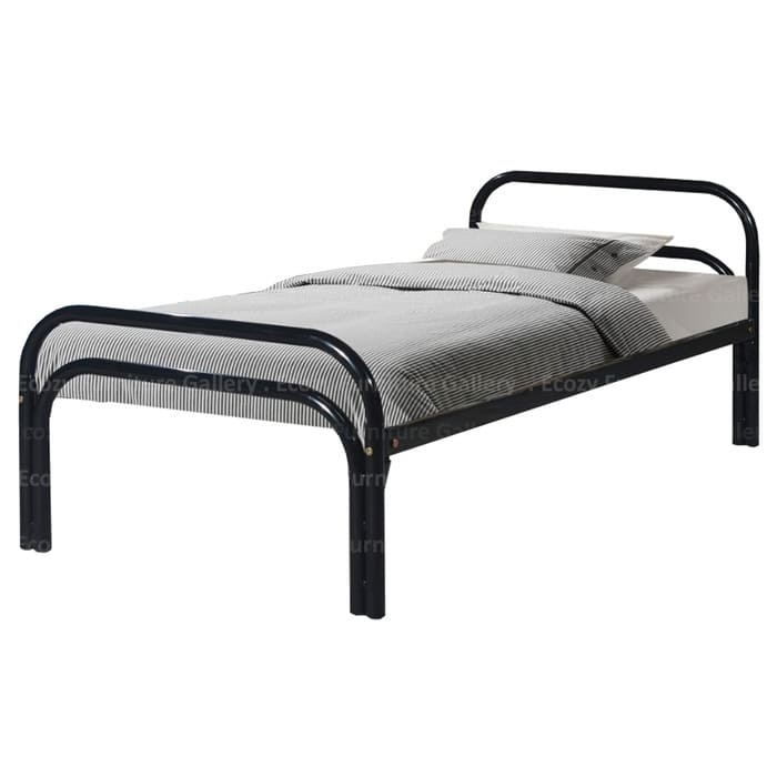 Elegant black Metal Bedframe fits for any bedroom styles