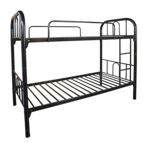 The Structure of Black Metal Double Decker Bed for Bedroom