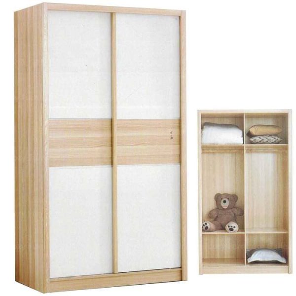 Internal compartment of 4ft Sliding Door Wardrobe