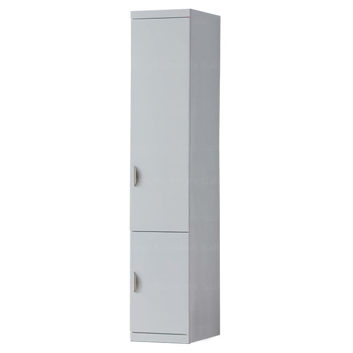 White Single Swing Door Wardrobe for Bedroom