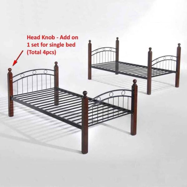 The structure of double decker bed, and detachable into 2 single beds