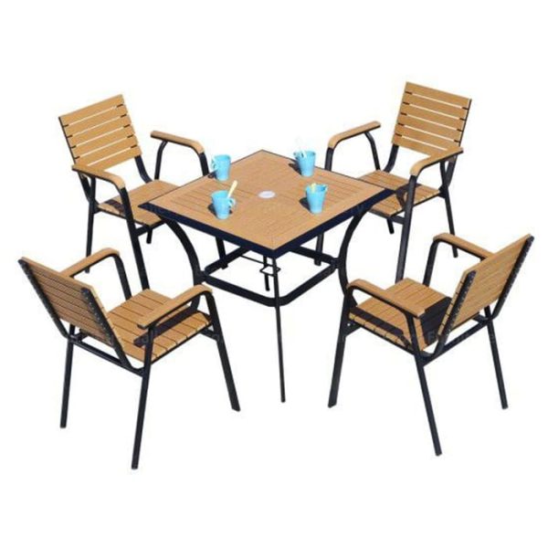 Tea Set or Outdoor Dining Set that comprises a Table and 4 Chairs