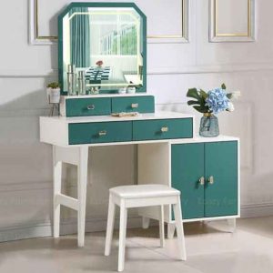 Extendable Dressing Table with stool for Bedroom