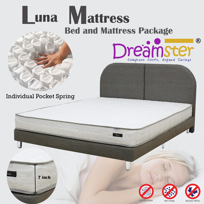 Branded Mattress of Dreamster Bed Frame Mattress Set