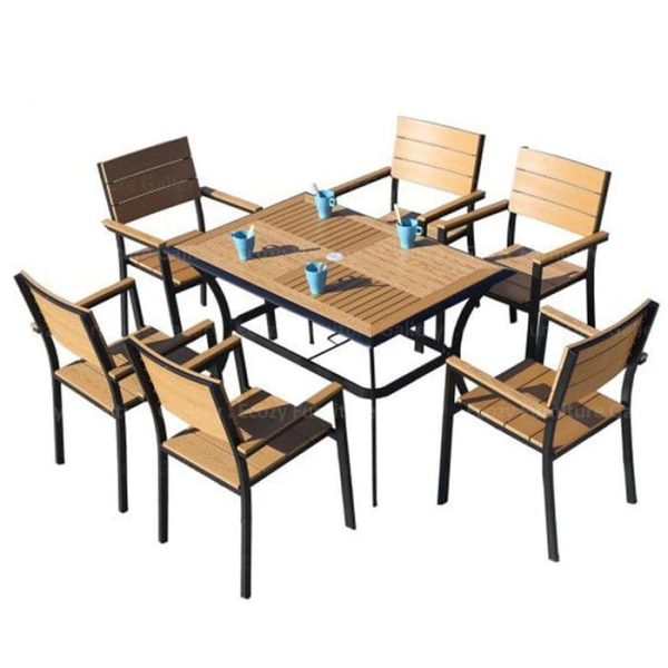 Tea Set or Outdoor Dining Set that comprises a Table and 6 Chairs