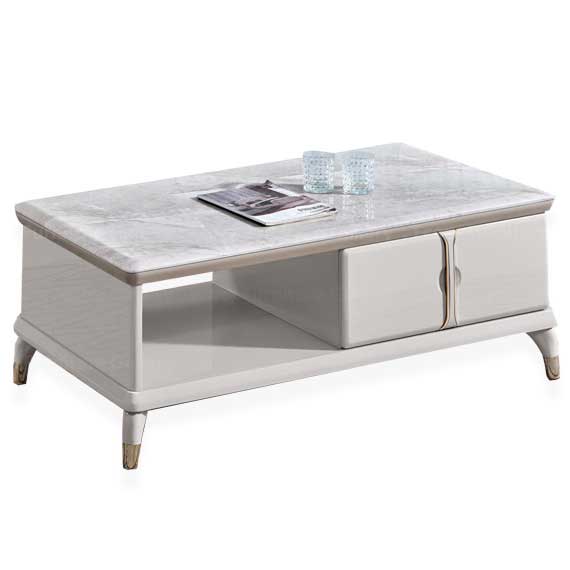 Cultured Marble Coffee Table for Living Room