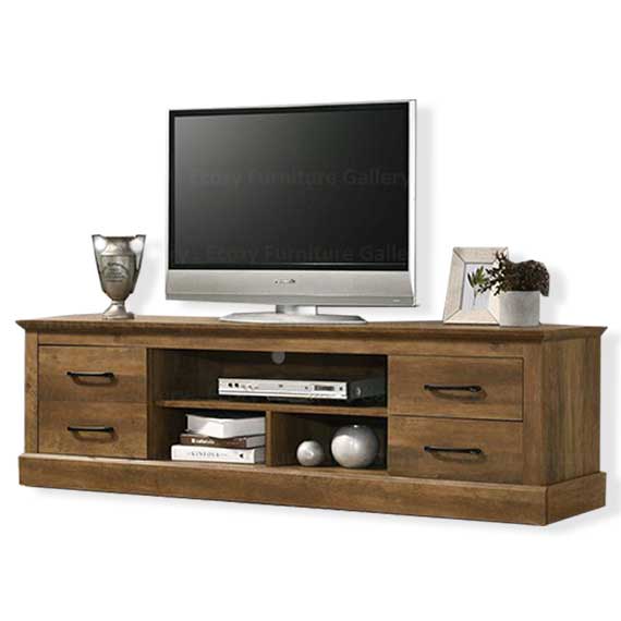 Wooden TV Console for Living Room