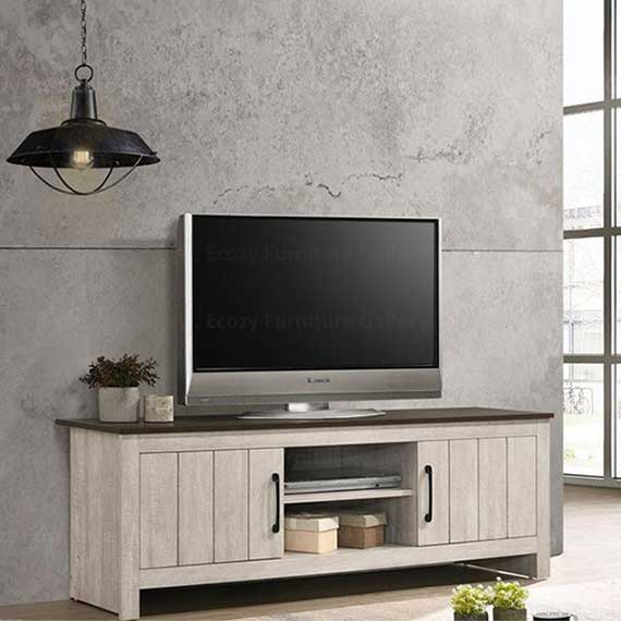 Wooden TV Console for Living Room