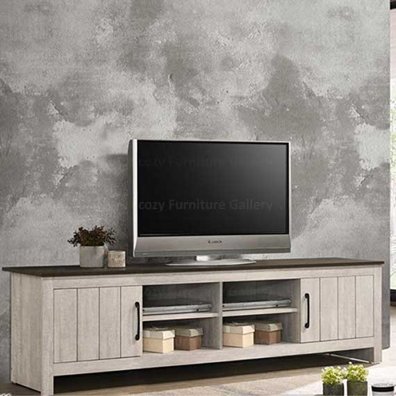 Wooden TV Console for Living Room