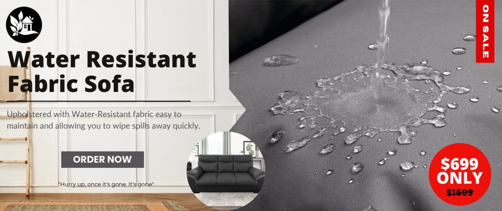 Water Resistant Fabric Sofa on furniture sale