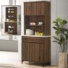 Kitchen cabinet come with melamine White Table Top