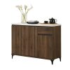 Kitchen cabinet come with melamine White Table Top