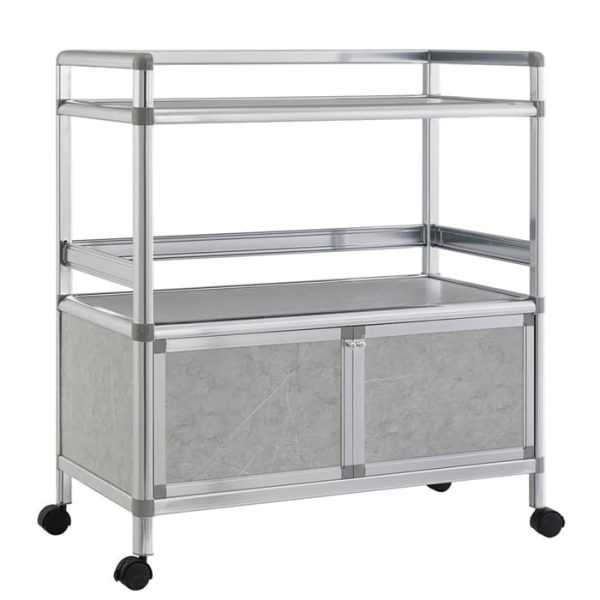 Light Grey Kitchen Trolley with castors