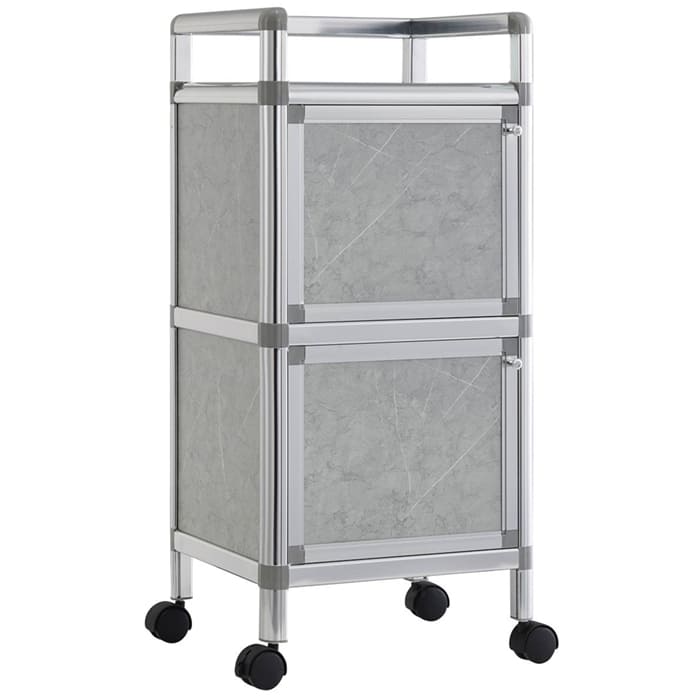 Light Grey Kitchen Trolley with castors