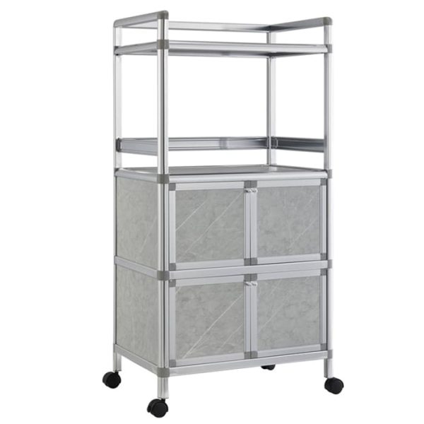 Light Grey Kitchen Trolley with castors