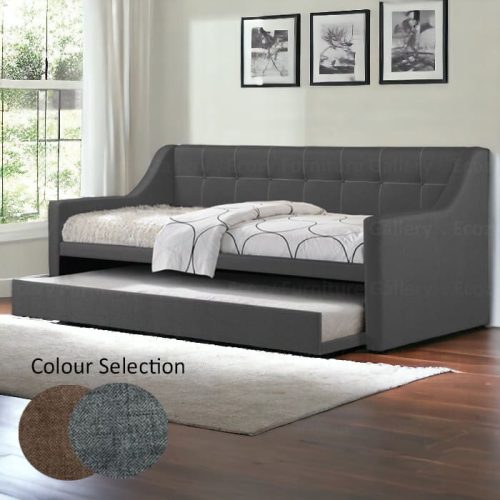 Altum 3 In 1 Fabric Daybed Pull Out Bed Frame (Water Repellent) - Ecozy ...