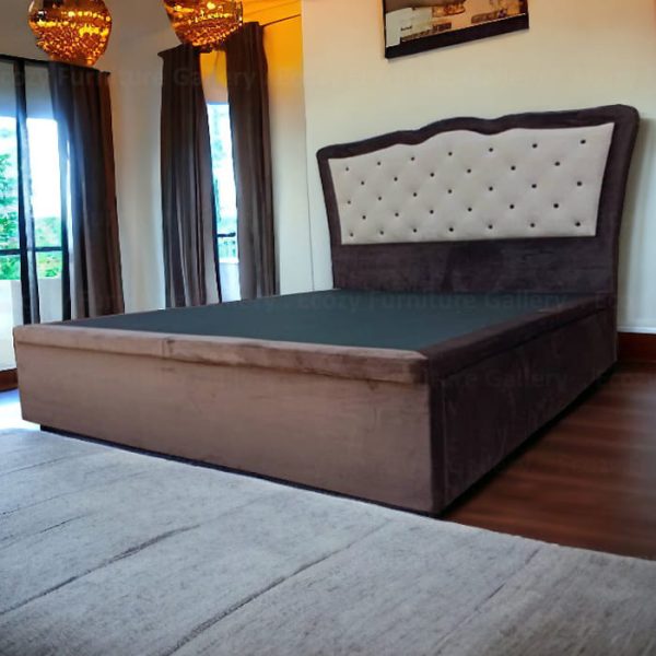 Storage Bed Singapore - a elegnt and vitoria design of storage bed frame made by 2 color tone combination