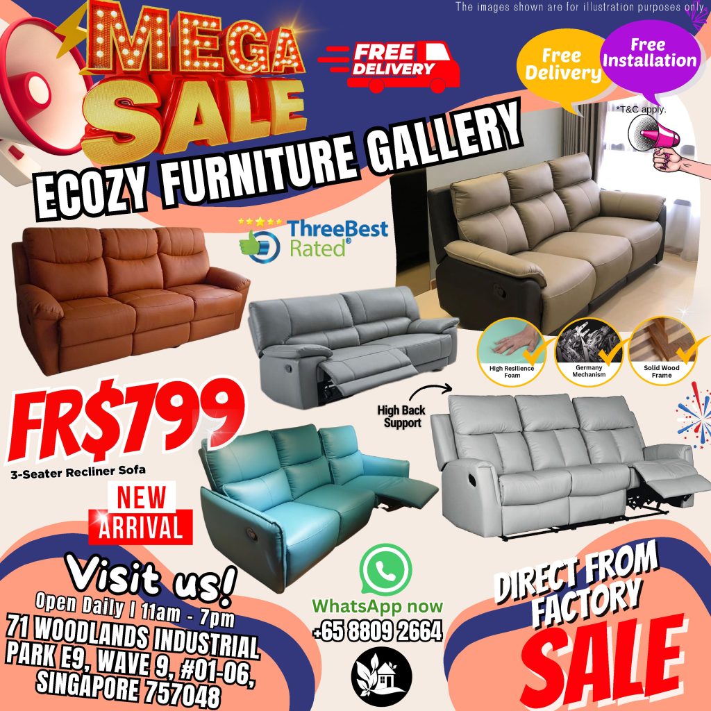 Mega furniture sale at woodlands furniture stores which up to 50% offering