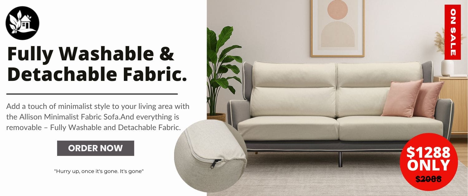 Ecozy Furniture Gallery Fabric sofa on sale in singapore